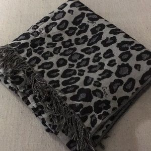 Coach leopard scarf